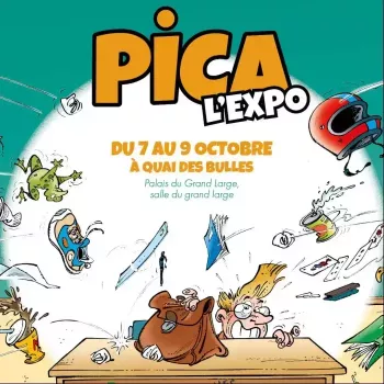 Une exposition dédiée à Pica au festival Quai des bulles de Saint-Malo ! 