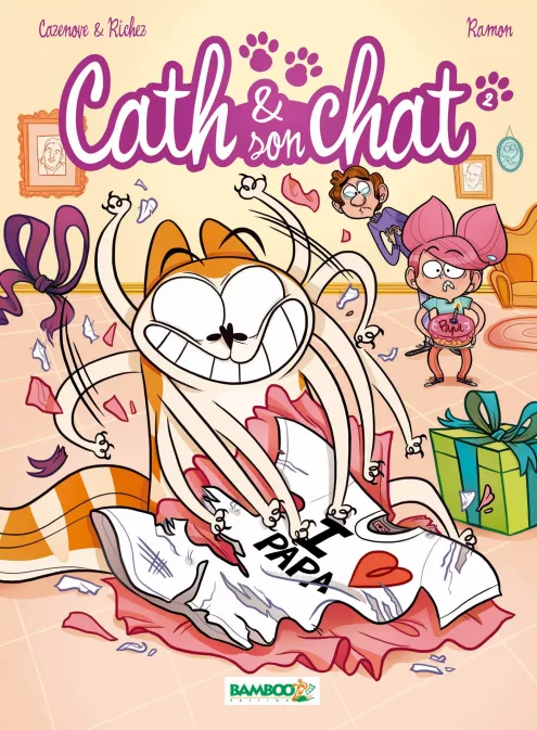 Collection FILLE, série Cath et son chat, BD Cath et son chat - tome 02