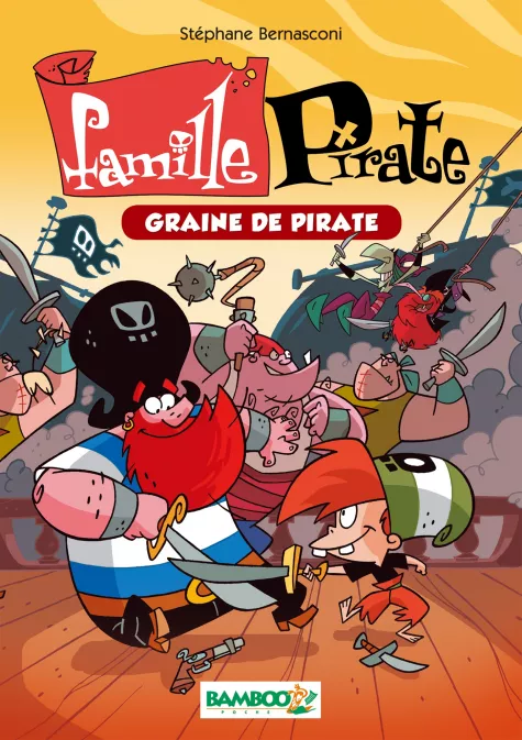 Collection BAMBOO POCHE, série Famille pirate, BD La Famille Pirate - Poche - tome 02