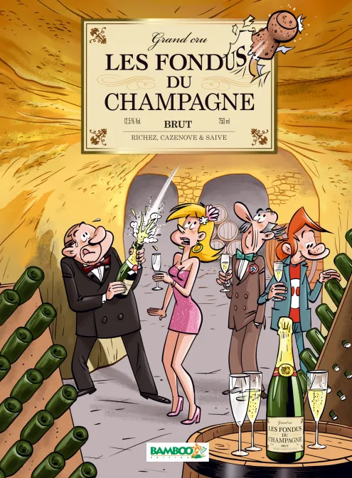 Collection HUMOUR, série Les Fondus du vin, BD Les Fondus du vin : Champagne