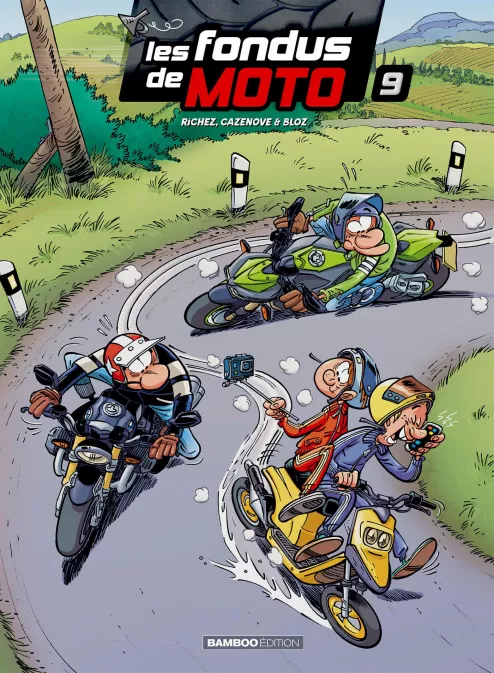 Collection HUMOUR, série Les Fondus de moto, BD Les Fondus de moto - tome 09