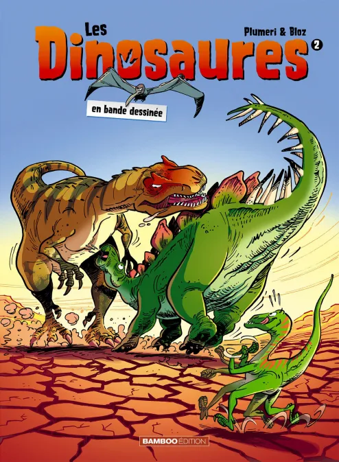 Collection HUMOUR, série Les Dinosaures en BD, BD Les Dinosaures en BD - tome 02
