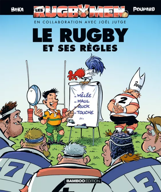 Collection GUIDE/DICOS/BEAUX LIVRES, série Les Rugbymen, BD Les Rugbymen - Les Règles du Rugby 2023