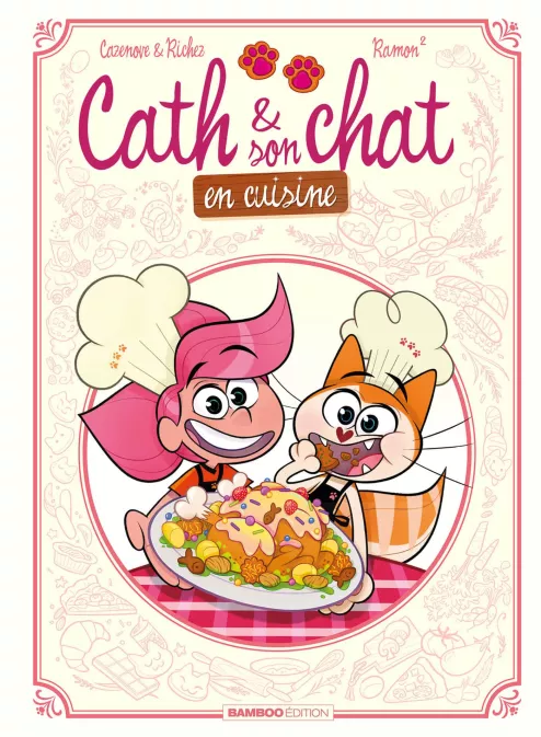 Collection FILLE, série Cath et son chat, BD Cath et son chat en cuisine